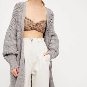Free People Oversized Knit Cardigan